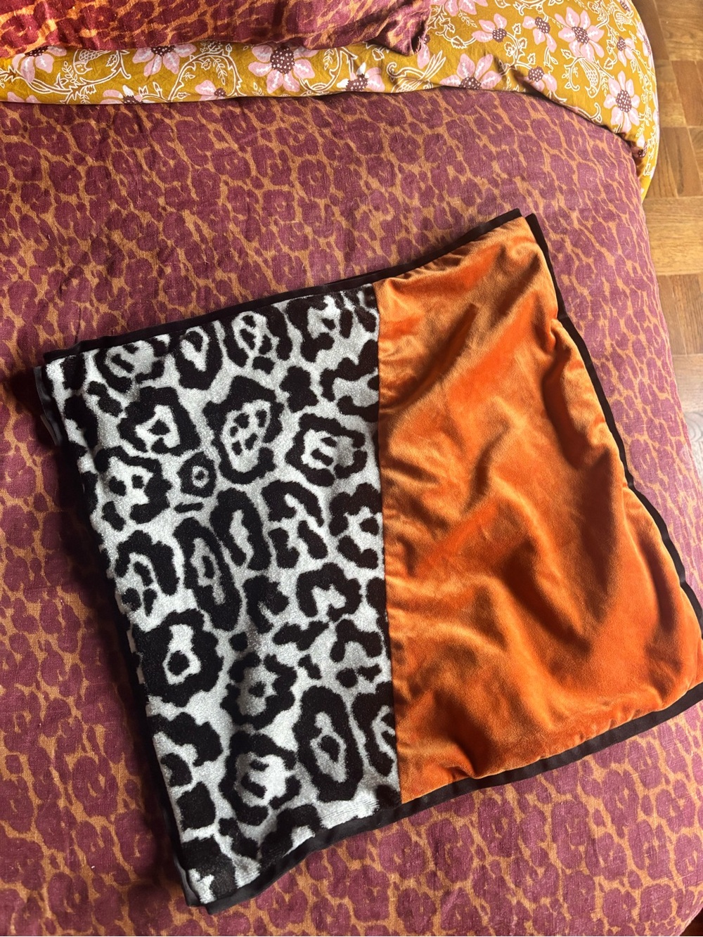 18x18 velvet throw pillow cover